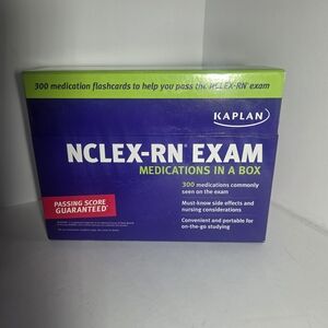 Kaplan NCLEX-RN Exam Flashcards - Green and Purple Box